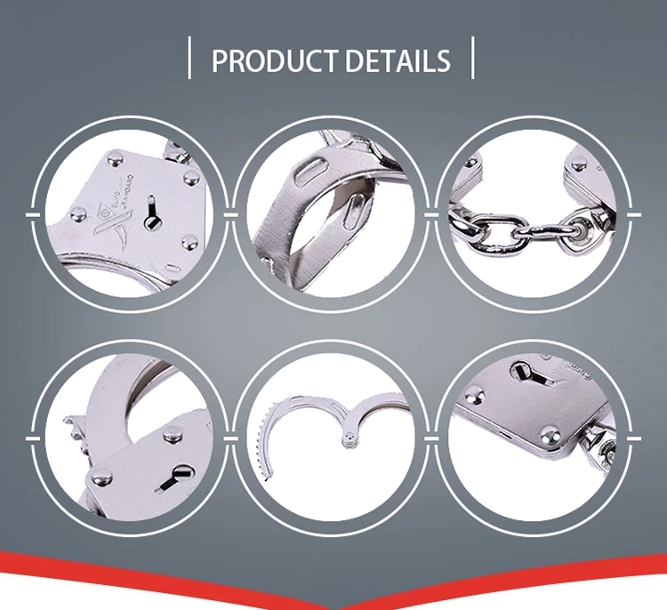 Police Stainless Steel Alloy Handcuff