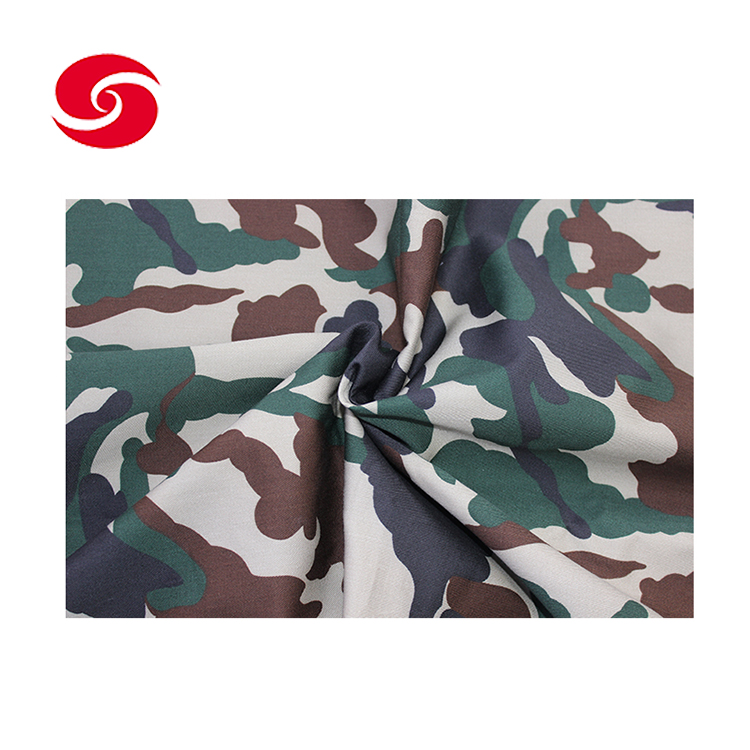 Military Camouflage Cotton Plain Weave Fabric