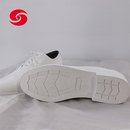 Officer Police Army Navy Training White Leather Dress Shoes – China ...