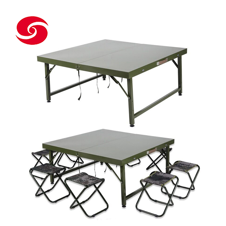 Army Green Folding Dining Table