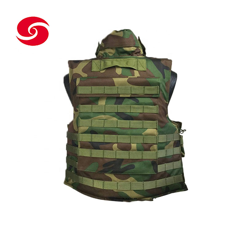 Woodland Camouflage Africa NIJ IIIA Full Protection Bulletproof Vest
